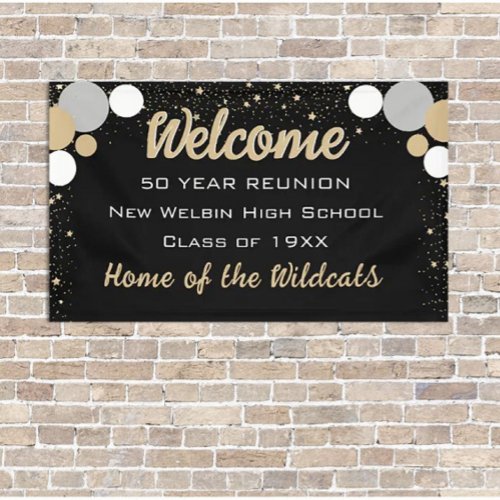 LOOK Fun Confetti Class Reunion banner