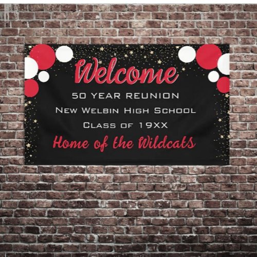 LOOK Fun Confetti Class Reunion banner