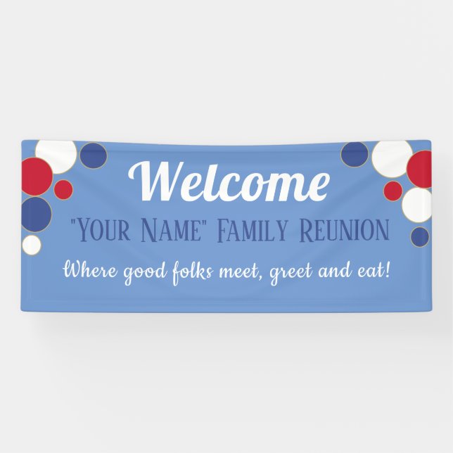 LOOK! Fun Family Reunion banner (Horizontal)
