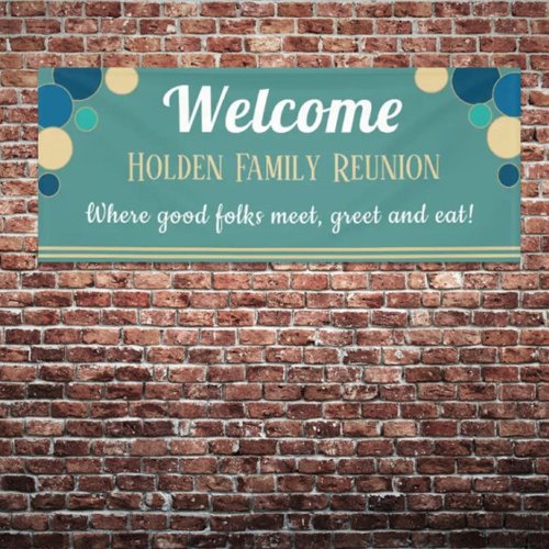 LOOK Fun inviting Family Reunion banner