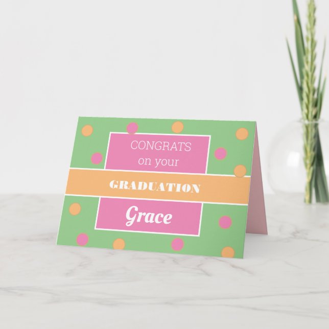 Look! Fun school graduation card! Card (Front)