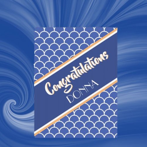 Look Giant Custom Congratulations Card