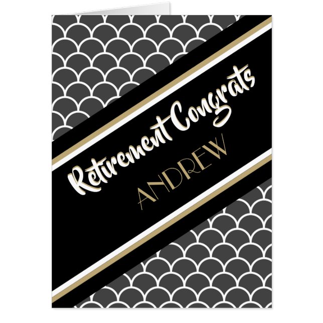 Look! Giant, Custom Retirement Card (Front)