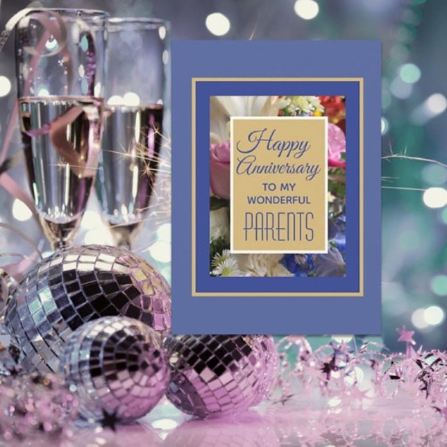 Look @ Happy Anniversary to Parents greeting card (Creator Uploaded)