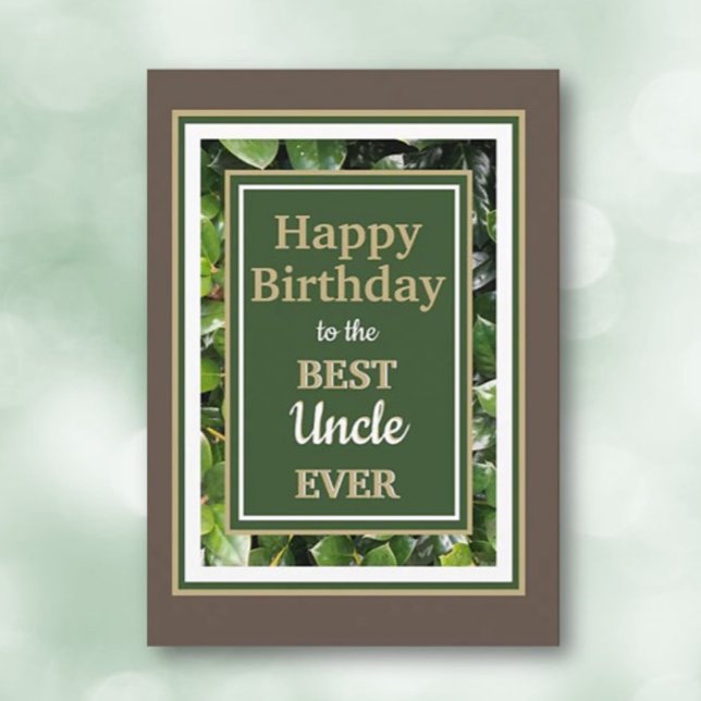 Look! Happy Birthday Uncle greeting card (Creator Uploaded)