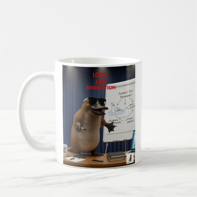 Look, I Am Disruption Coffee Mug (Left)