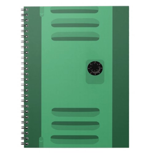 Look in a Locker Fun School Cartoon Design Notebook