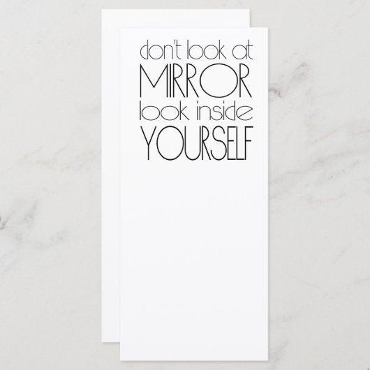 Look inside yourself (Front/Back)