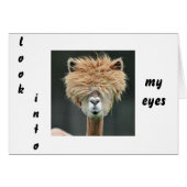 LOOK INTO MY EYES SO I CAN "KISS YOU" VALENTINE (Front Horizontal)