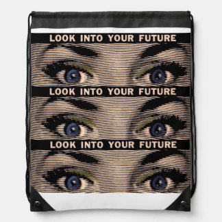 Look into your future drawstring bag