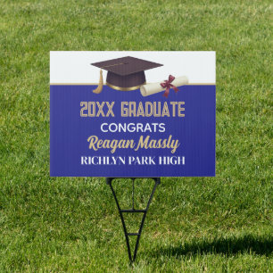 Look! New Grad Congrats! CUSTOM yard Sign