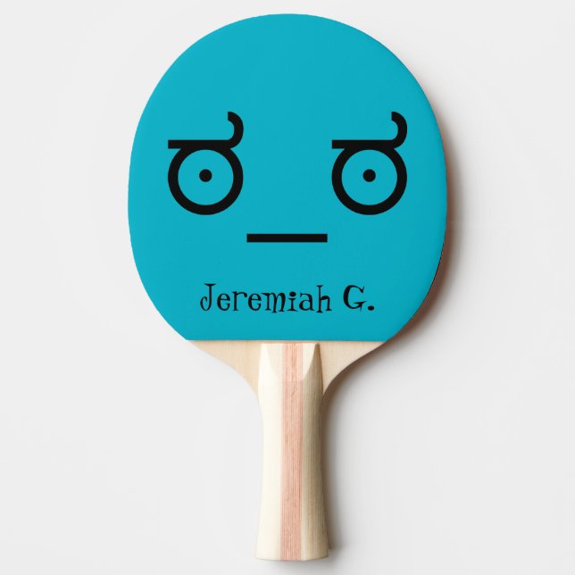 Look of Disapproval Meme Ping-Pong Paddle (Front)
