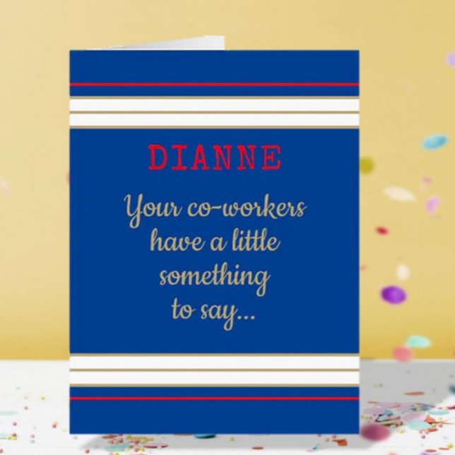 Look! Office Congrats! Huge group retirement card (Creator Uploaded)