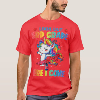 Look Out 3rd Grade Here I Come Unicorn T-Shirt