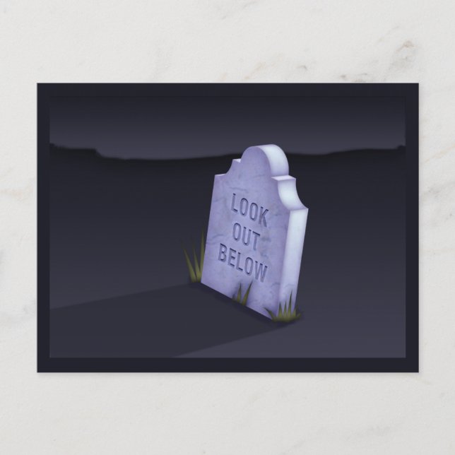 Look Out Below Postcard (Front)