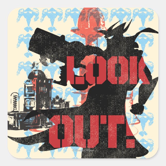 Look Out! Square Sticker (Front)