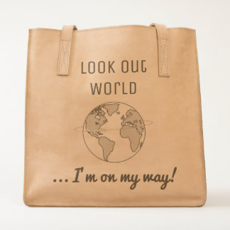 Look Out World Tote