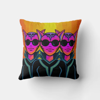 Look See in Shades Throw Pillow