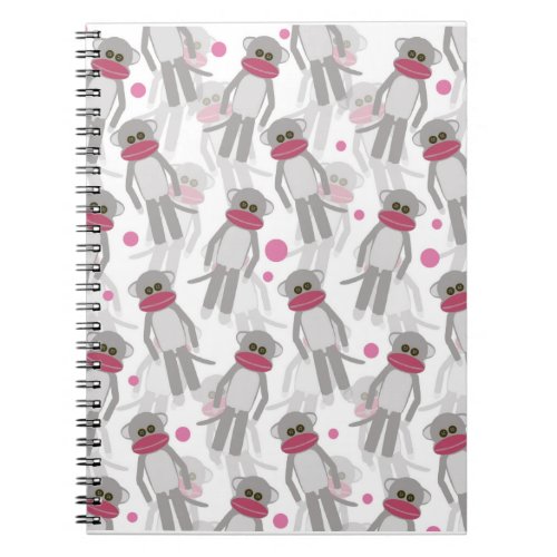 Look Sock Monkeys Notebook