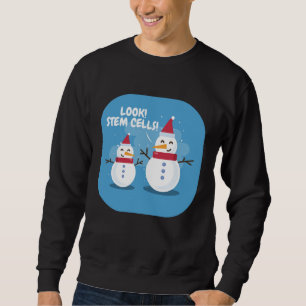 Look Stem Cells Microbiology Chemistry Christmas Sweatshirt