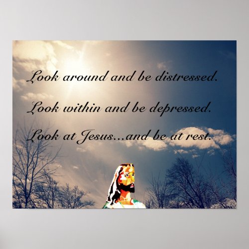 LOOK TO JESUS POSTER