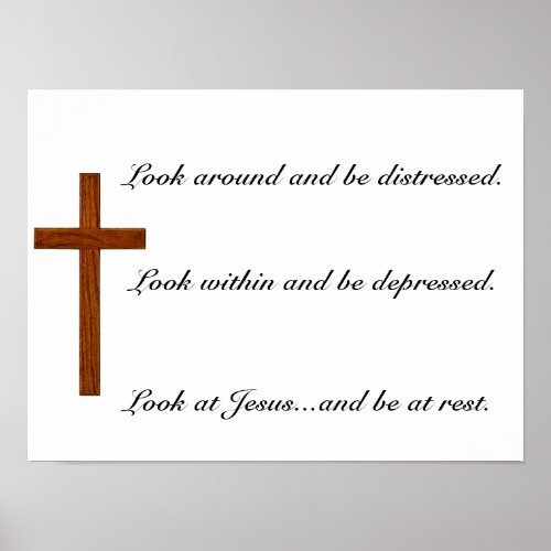 LOOK TO JESUS POSTER