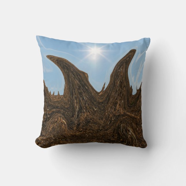 Look to the future throw pillow (Front)