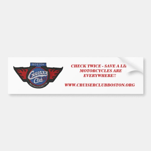 Look Twice  CCB Bumper Sticker _ Customized