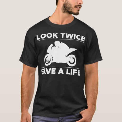 Look Twice Save A Life Super SportBike Pullover 