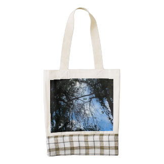 Look Up - Blue Zazzle HEART Tote Bag