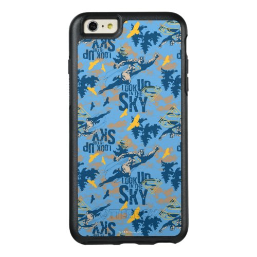 Look up in the sky in blue OtterBox iPhone 66s plus case