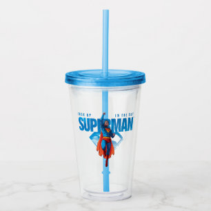 Look Up It’s Superman Acrylic Tumbler