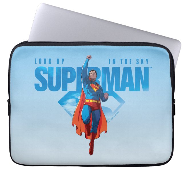 Look Up It’s Superman Laptop Sleeve (Front)