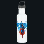 Look Up It’s Superman Stainless Steel Water Bottle<br><div class="desc">Soar into classic comic book action with this electrifying Superman artwork! Featuring the Man of Steel flying skyward in a powerful pose, this vibrant design channels vintage comic book vibes with a modern edge. His red cape billows behind him as he punches through the sky, framed by bold blue lettering...</div>