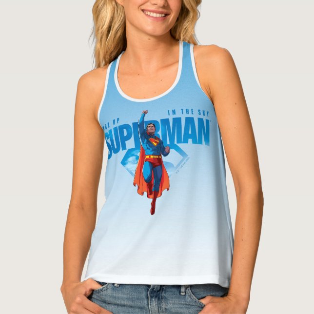Look Up It’s Superman Tank Top (Front)