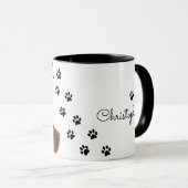 Look Up To You Funny Personalized Dog Mug (Front Right)