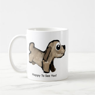 Look Who Comes Running Coffee Mug