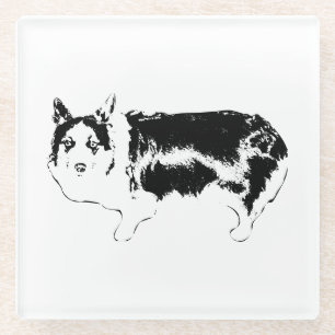 Look Who’s Watching Glass Coaster