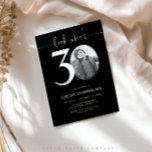 Look Who's 30 | Photo 30th Birthday Invite<br><div class="desc">Celebrate your milestone 30th birthday with timeless style using this Look Who’s 30 minimalist invitation! Featuring a sleek, modern design this invitation is perfect for those who prefer simplicity with a touch of elegance. Fully customizable, you can easily add your party details to create a personal and sophisticated invite that...</div>