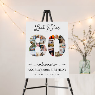 look who's 80 happy 80th birthday photos sign