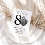Look Who's 80 | Photo 80th Birthday Invite<br><div class="desc">Celebrate your milestone 80th birthday with timeless style using this Look Who’s 80 invitation! Featuring a sleek, modern design this invitation is perfect for those who prefer simplicity with a touch of elegance. Fully customizable, you can easily add your party details to create a personal and sophisticated invite that sets...</div>