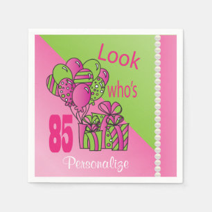 Look Who's 85 85th Birthday Napkins