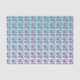 Look Who's 90 90th Birthday - Pink and Turquoise Tissue Paper