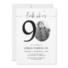 Look Who's 90 | Photo 90th Birthday Invite
