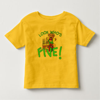 Look Who's Five Years Old! Toddler T-shirt