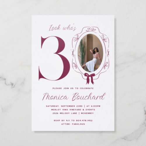 Look Who's | Milestone Birthday Invitation