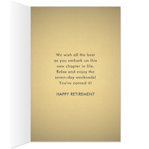 Look Who's Retired Big Photo Navy Gold Retirement Card | Zazzle