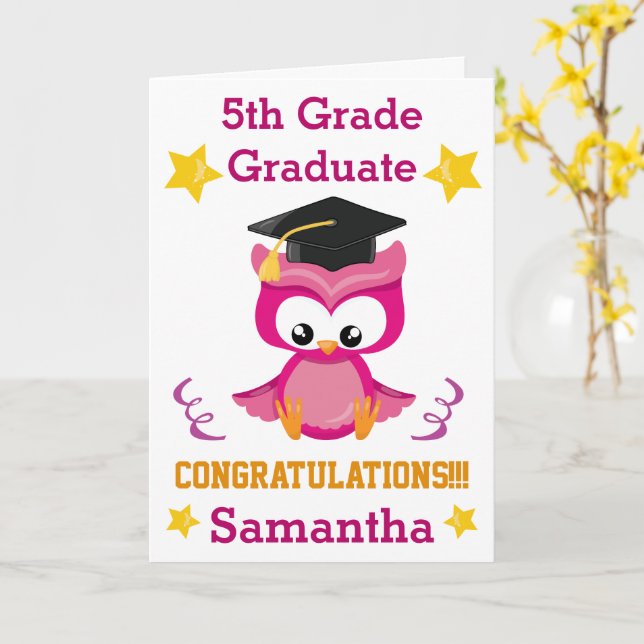 5th grade graduation cards 5th Grade Graduate, 5th Grade, End of 5th Grade, Last Day of 5th Grade,  Graduation Card, Gift for 5th Grade Graduate, 5th Grade Graduation