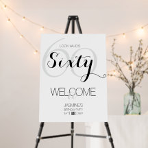 Look Who's sSixty Modern Elegant 60 Birthday
