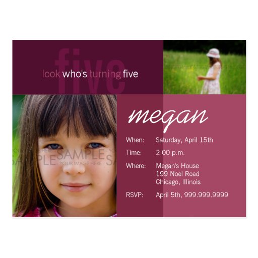 Turning 5 Birthday Invitation Wording 9